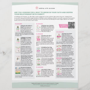 Opções de Estudo de bíblia para Folheto de Mulhere