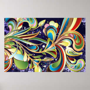Opções de Impressão de abstrato Art 64