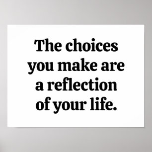 Opções que você faz Poster