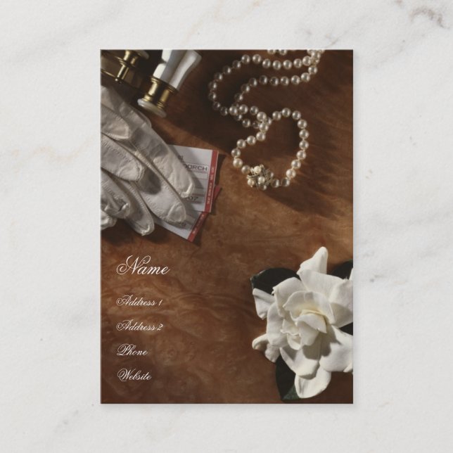 Ópera Cartão de visita (Frente)