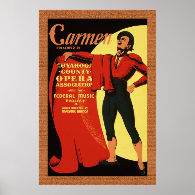 Ópera de 1939: Carmen 36 x 24 Poster (Frente)