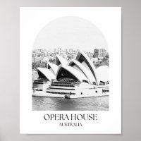 Opera House Austrália Arch Photo Impressão