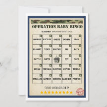Operação Chuvinha de Bebê Bingo Militar