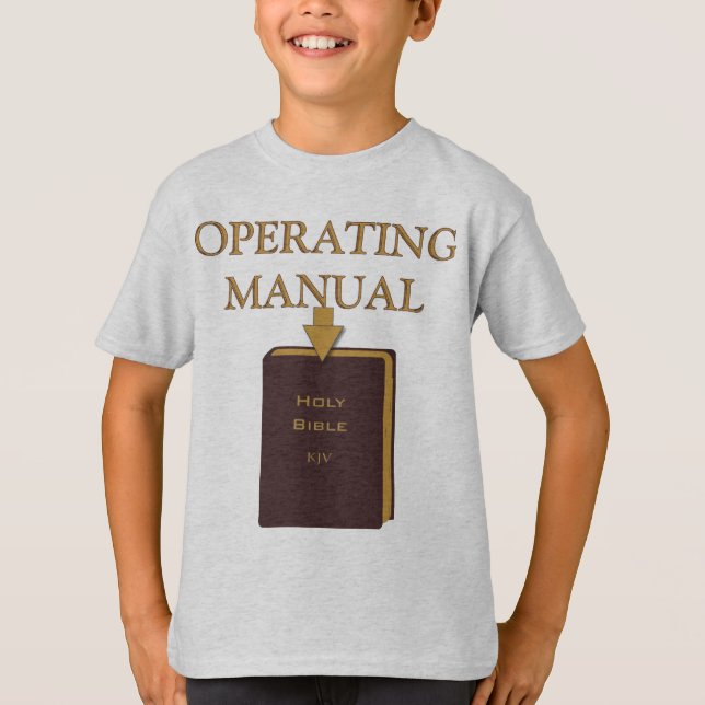Operating manual da Bíblia Sagrada - camisa da (Frente)