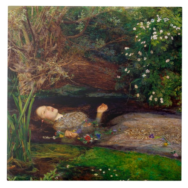 Ophelia, John Everett Millais (Frente)