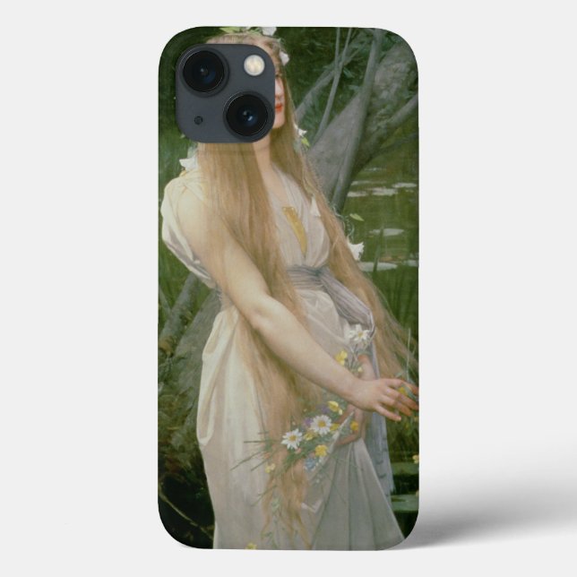 Ophelia (oil on canvas) (Verso)