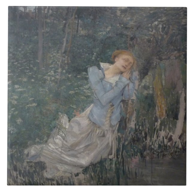 Ophelia (Weeping Woman) (por Jules Bastien-Lepage) (Frente)
