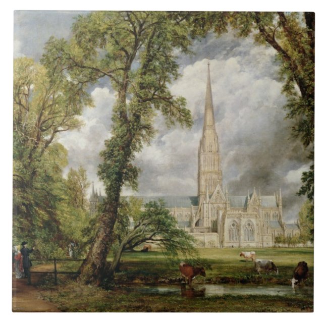 Opinião de John Constable | da catedral de (Frente)