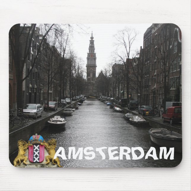 Opinião Zuiderkerk Mousepad da cidade de Amsterdão (Frente)