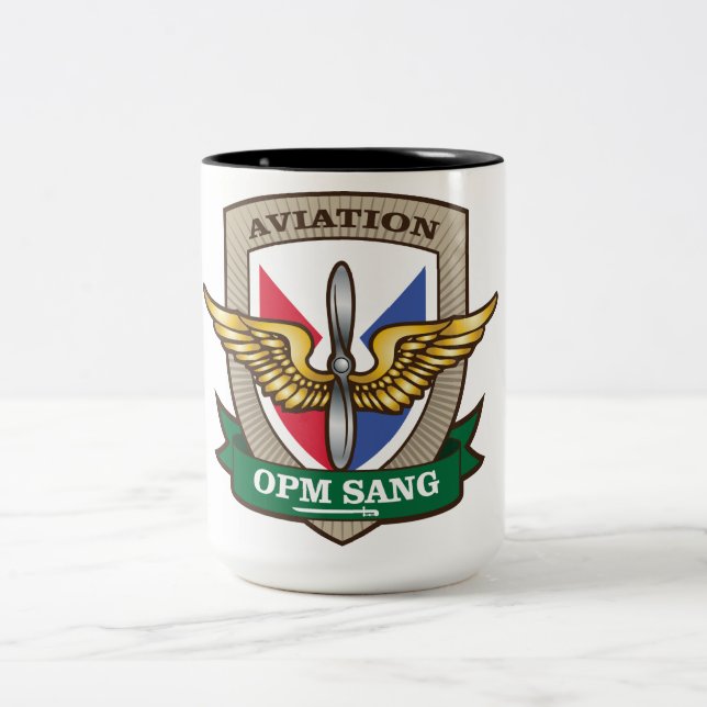OPM CANTOU a caneca de café da divisão da aviação (Centro)