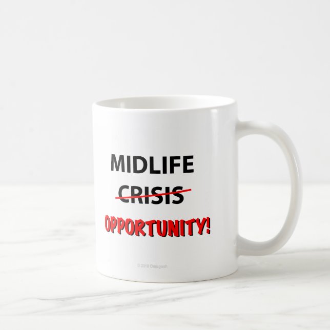 Oportunidade do Midlife - caneca (Direita)