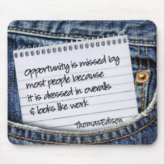 Oportunidade Mousepad inspirado