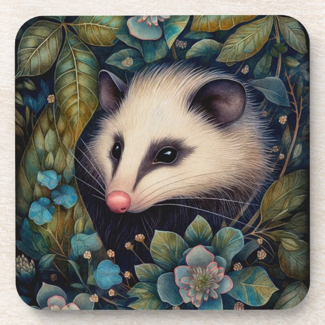 Opossom na Porta copos de plástico do Duro das Bra (Frente)