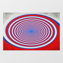 Optic Rings – Red Blue Window Decal