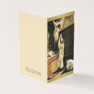 Oração católica de cartões santamente dos padres