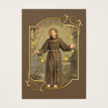 Oração da Rua. Francisco de Assisi Sagrado Cartaz