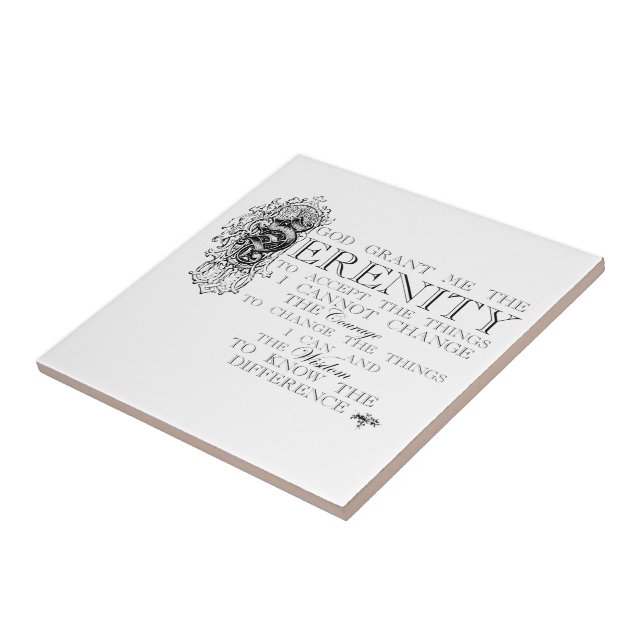 Oração da serenidade (Lateral)