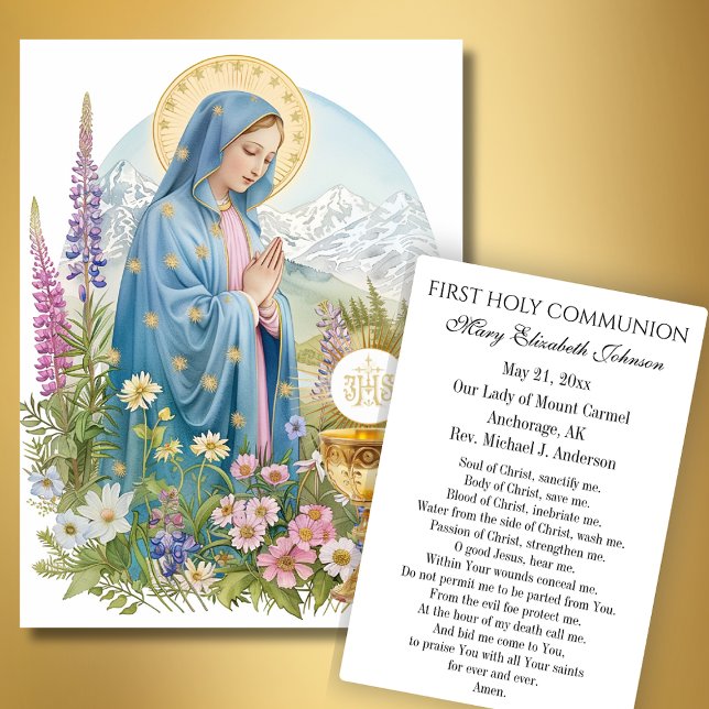 Oração de Recordação do Alasca para a Primeira Com (Criador carregado)