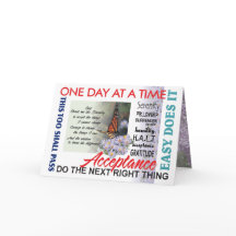 oração de serenidade e cartão de inspiração