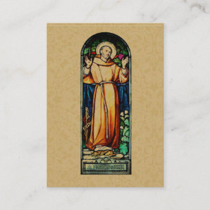 Oração de St Francis de cartões santamente de