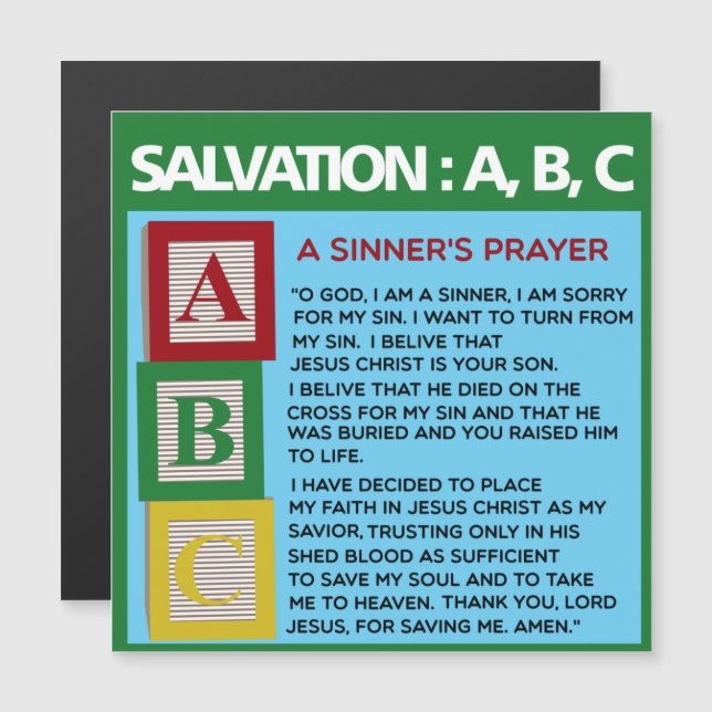 Oração de um Sinner (Frente/Verso)