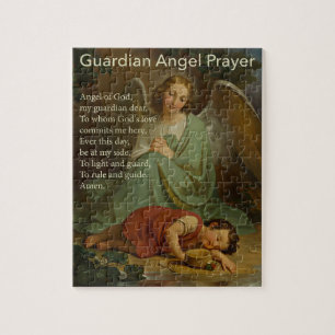 Oração do anjo-da-guarda para o quebra-cabeça d