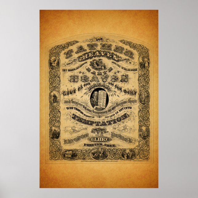 Oração do Senhor Poster 1 (Frente)