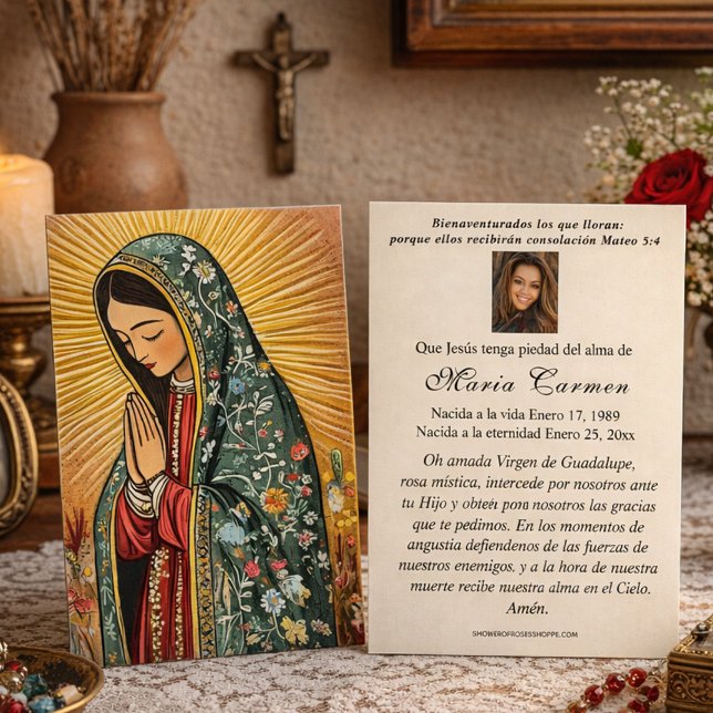 Oração Fúnebre Espanhola Virgem do México Guadalup (Criador carregado)
