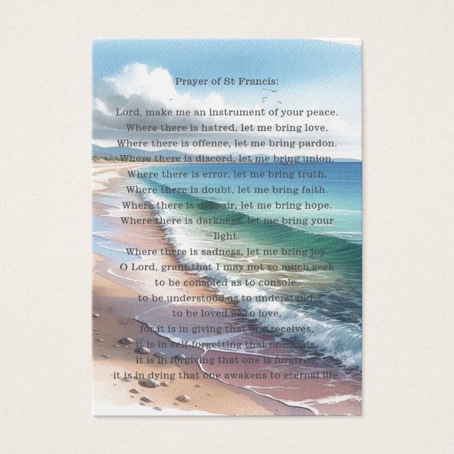 Oração Funeral/Memorial da Rua Francis (Frente)