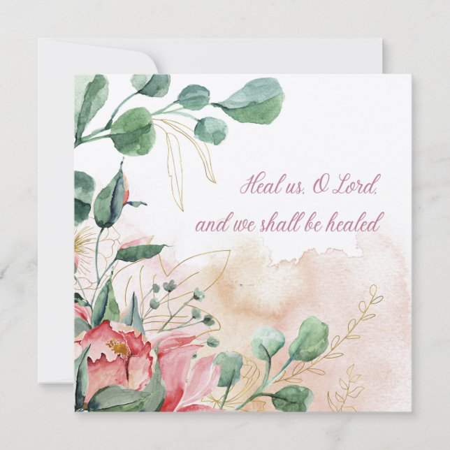 Oração Judaica para Curar o Vazio Doente (Frente)