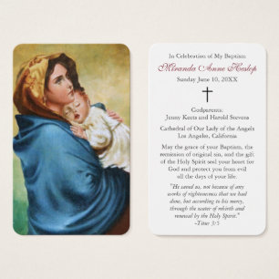 Oração   Madonnina do baptismo