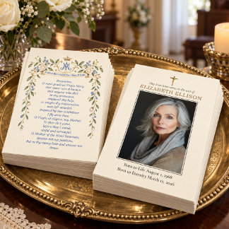 Oração Mariana Memorare do Funeral Católico Romano