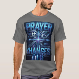 Oração Muda as Coisas – Camiseta Futurista com Cru