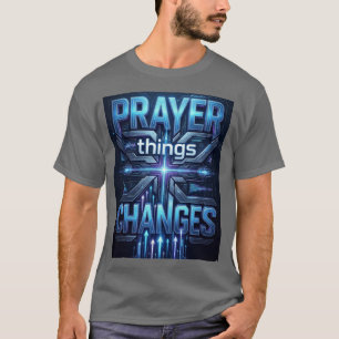 Oração Muda as Coisas – Camiseta Futurista com Cru