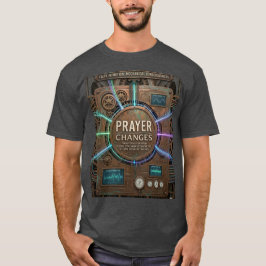 Oração Muda – Camiseta Painel de Controle Steampun