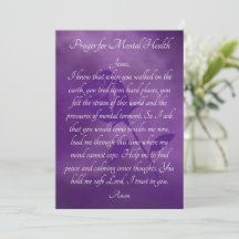 Oração para cicatrização do Cartão de Saúde Mental