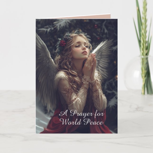 Oração para o Cartão de Saudação de Paz (Frente)