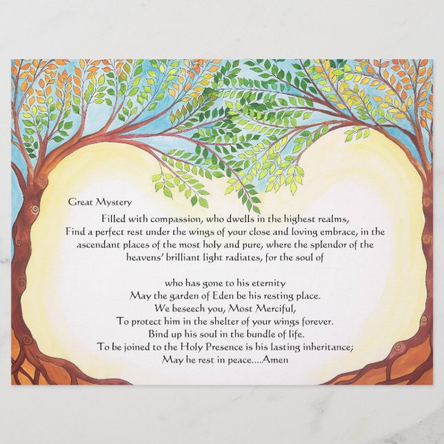 Oração para os Falecidos - El Malei Rachamim (Frente)