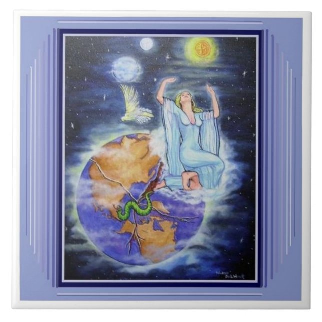 Oração para um azulejo do planeta (Frente)