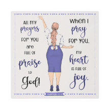 Oração Philippians 1:3-4