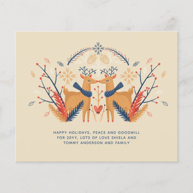 Oração popular escandinava de Natal (Frente)