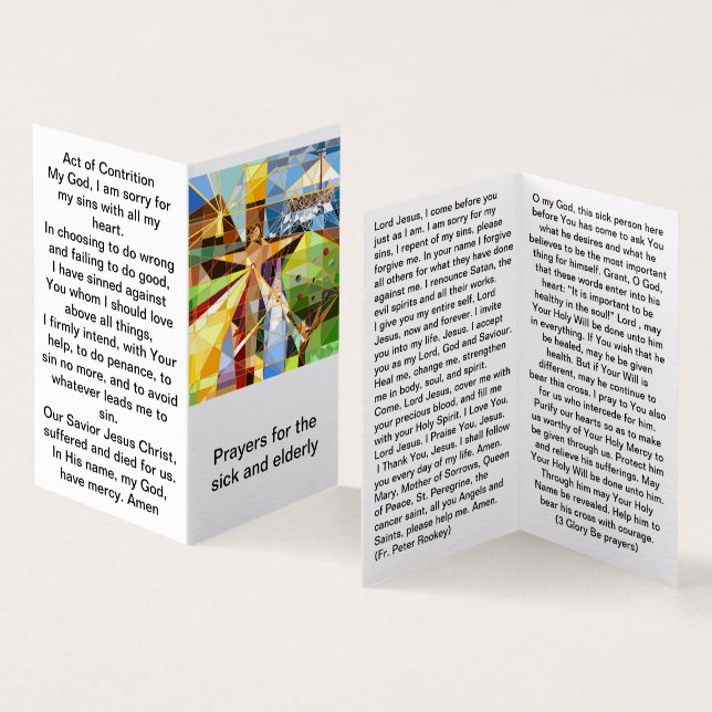 Orações católicas para doentes e idosos (Interior e exterior)