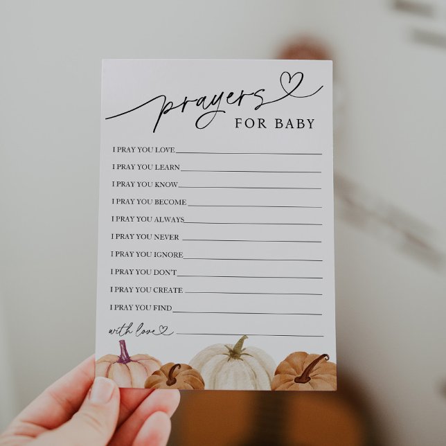 Orações e Desejos para Cartão de Bebê (Criador carregado)