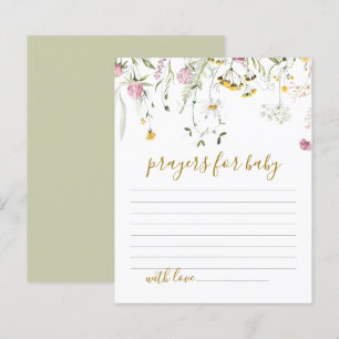 Orações para flores selvagens Chás de fraldas