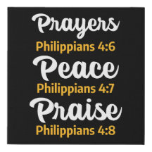 Orações, Paz, Louvor Filipenses 4:6-8