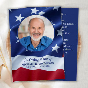 Orador Funcional Militar Cartão Veterano EUA Band