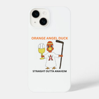Orange Angel Duck Iphone 14 slim fit case