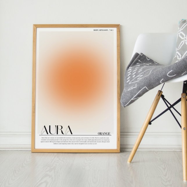 Orange Aura Poster (Criador carregado)