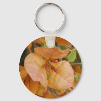 Orange Bougainvillea Chaveiro
