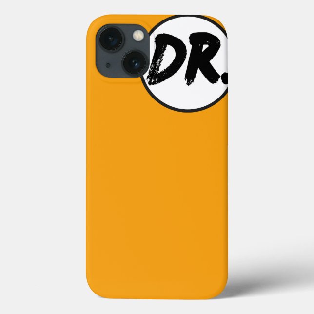 Orange DR. Logo Phone case (Verso)